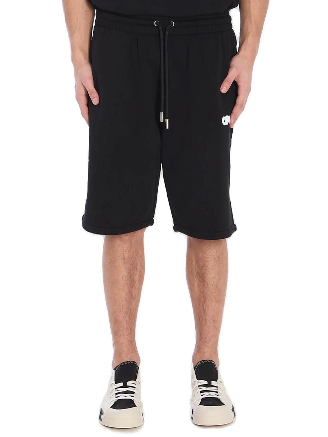 OFF-WHITE Mini Spray Arrow Track Shorts