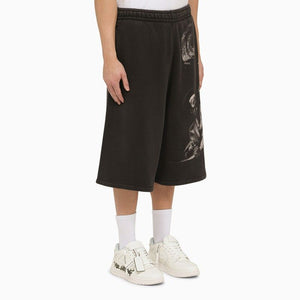 OFF-WHITE Oversize Vintage Effect Sweatshorts