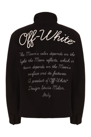 OFF-WHITE ブルーバーシティバージンウールジャケット メンズ用