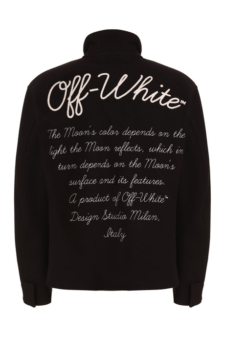 OFF-WHITE VARSITY VIRGIN WOOL JACKET