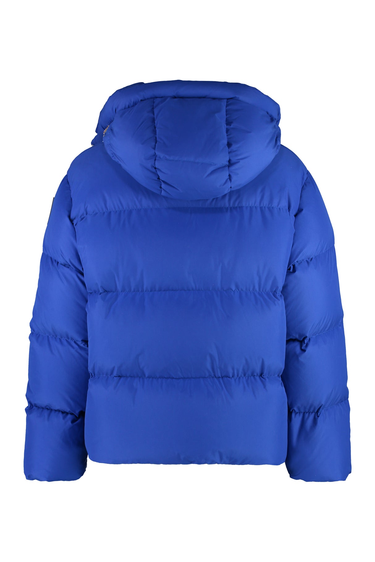 OFF-WHITE Men's Blue Hooded Down Jacket for FW23