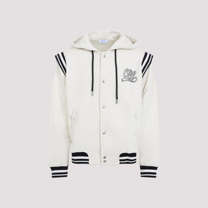 OFF-WHITE Classic Fleece Varsity Hoodie for Men