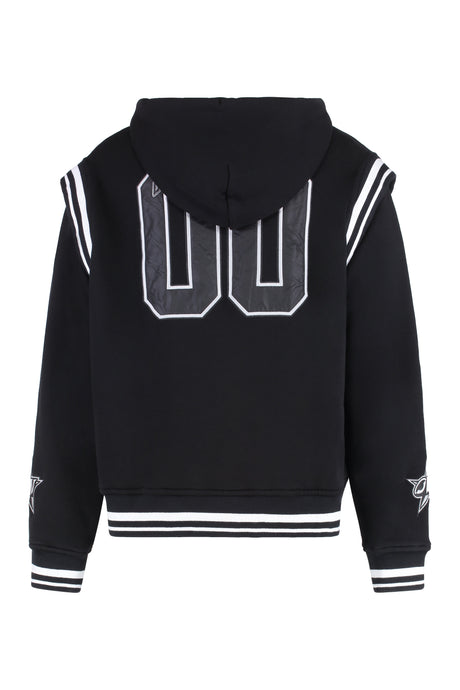 OFF-WHITE Cotton Hoodie with Pockets for Men - SS25