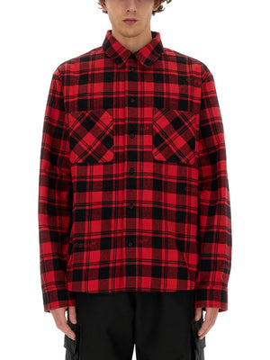 OFF-WHITE Oversized Check Print Shirt - Size L