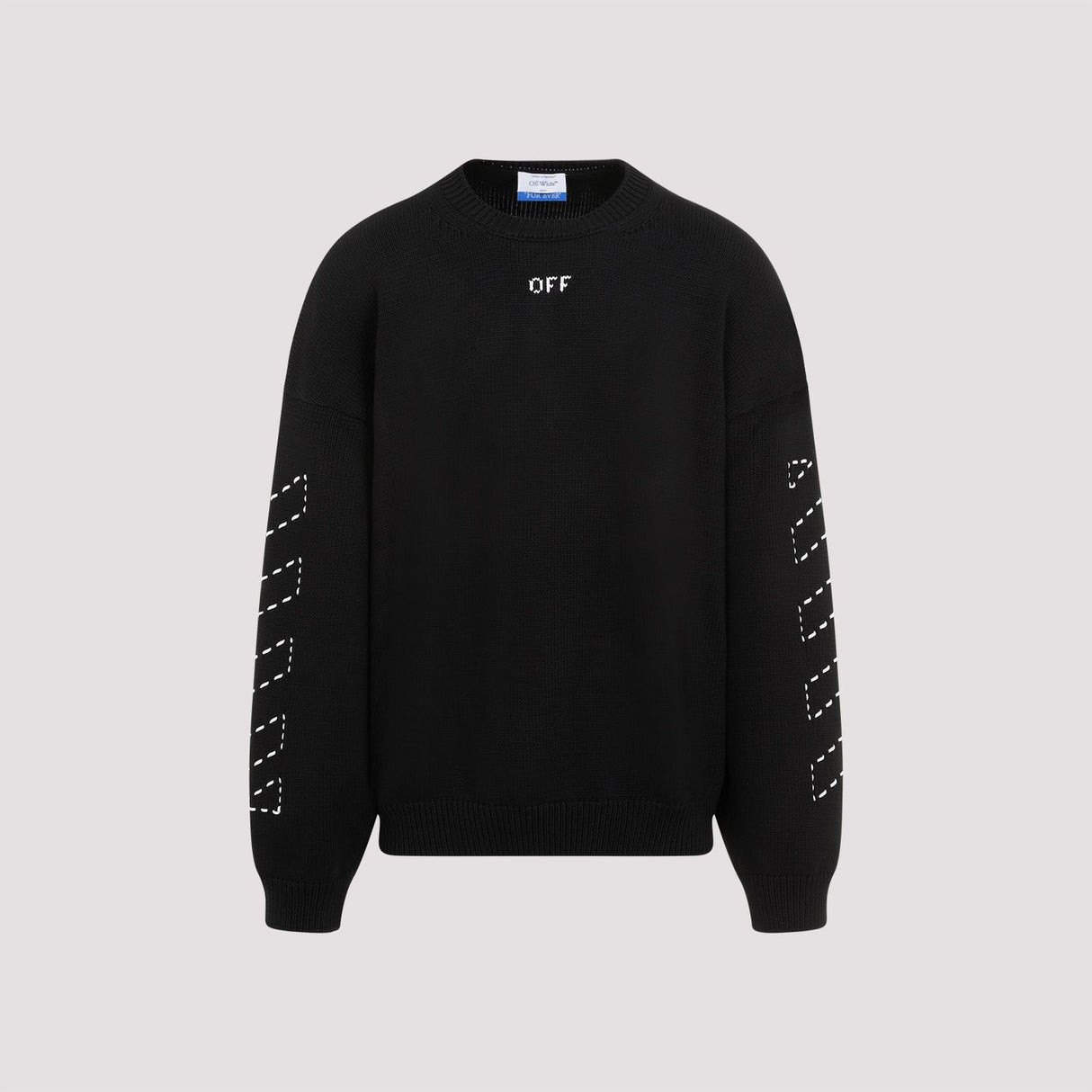 OFF-WHITE Stitch Arrow Diags Pullover - Men's Knitwear