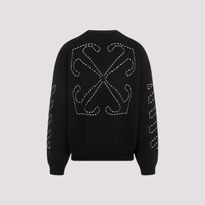 OFF-WHITE Stitch Arrow Diags Pullover - Men's Knitwear