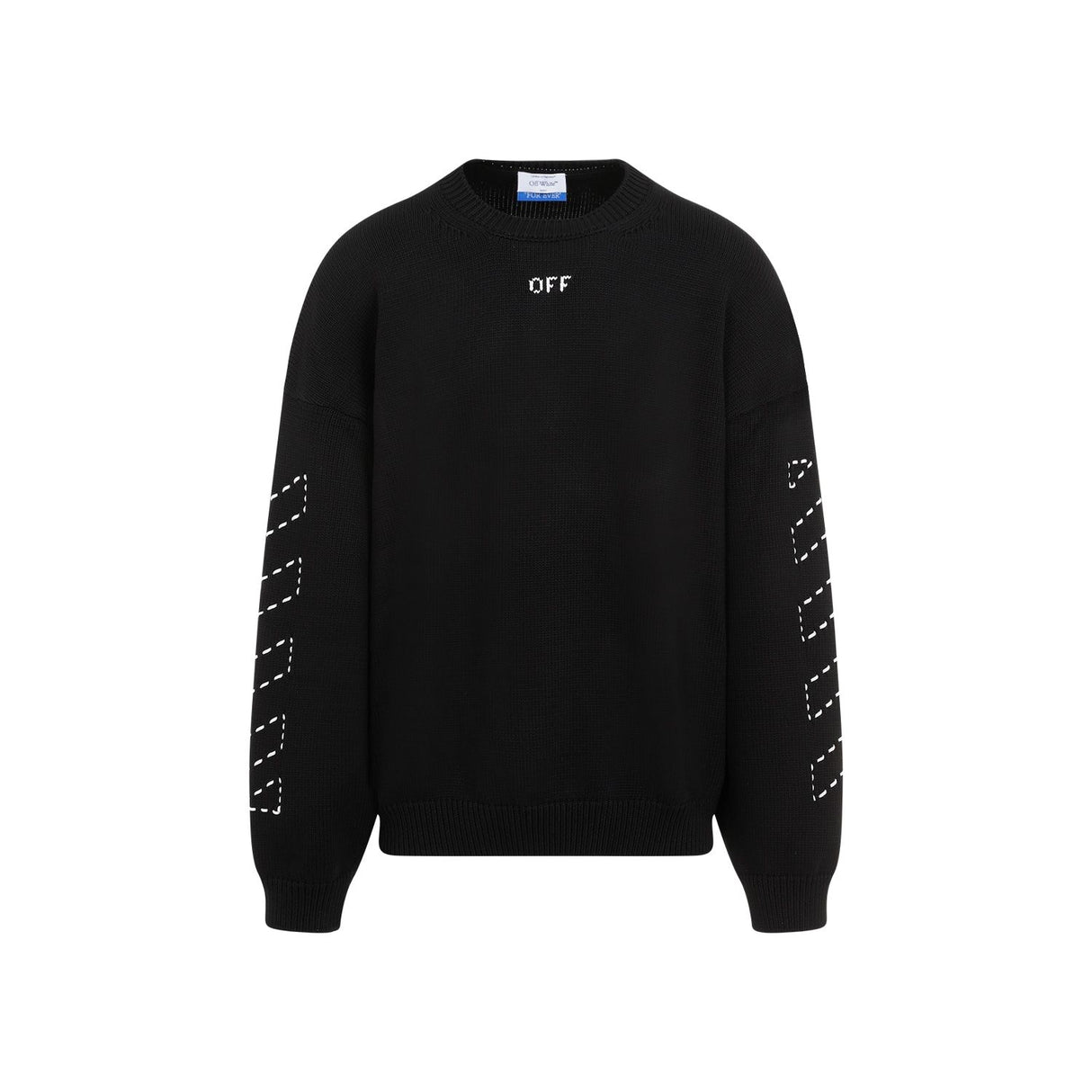 OFF-WHITE Stitch Arrow Diags Pullover - Men's Knitwear