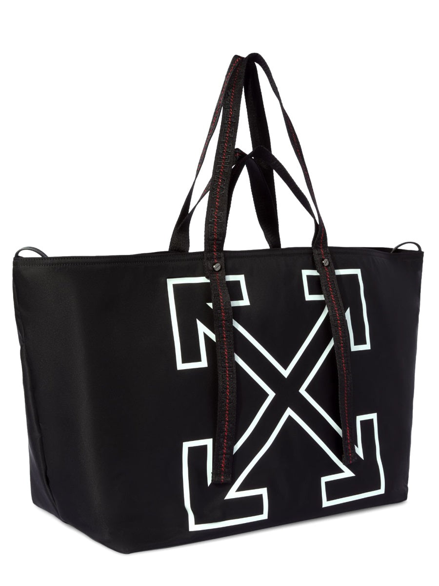 OFF-WHITE Luxury Leather Tote Handbag