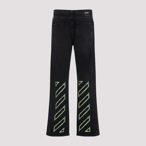 OFF-WHITE Relaxed Fit Denim Jeans for Men