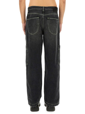 OFF-WHITE Irregular Cargo Jeans for Men - SS25 Collection