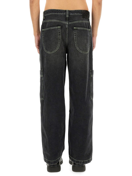 OFF-WHITE Irregular Cargo Jeans for Men - SS25 Collection