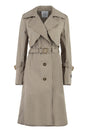 PATOU Women's Mini Gabardine Trench Jacket