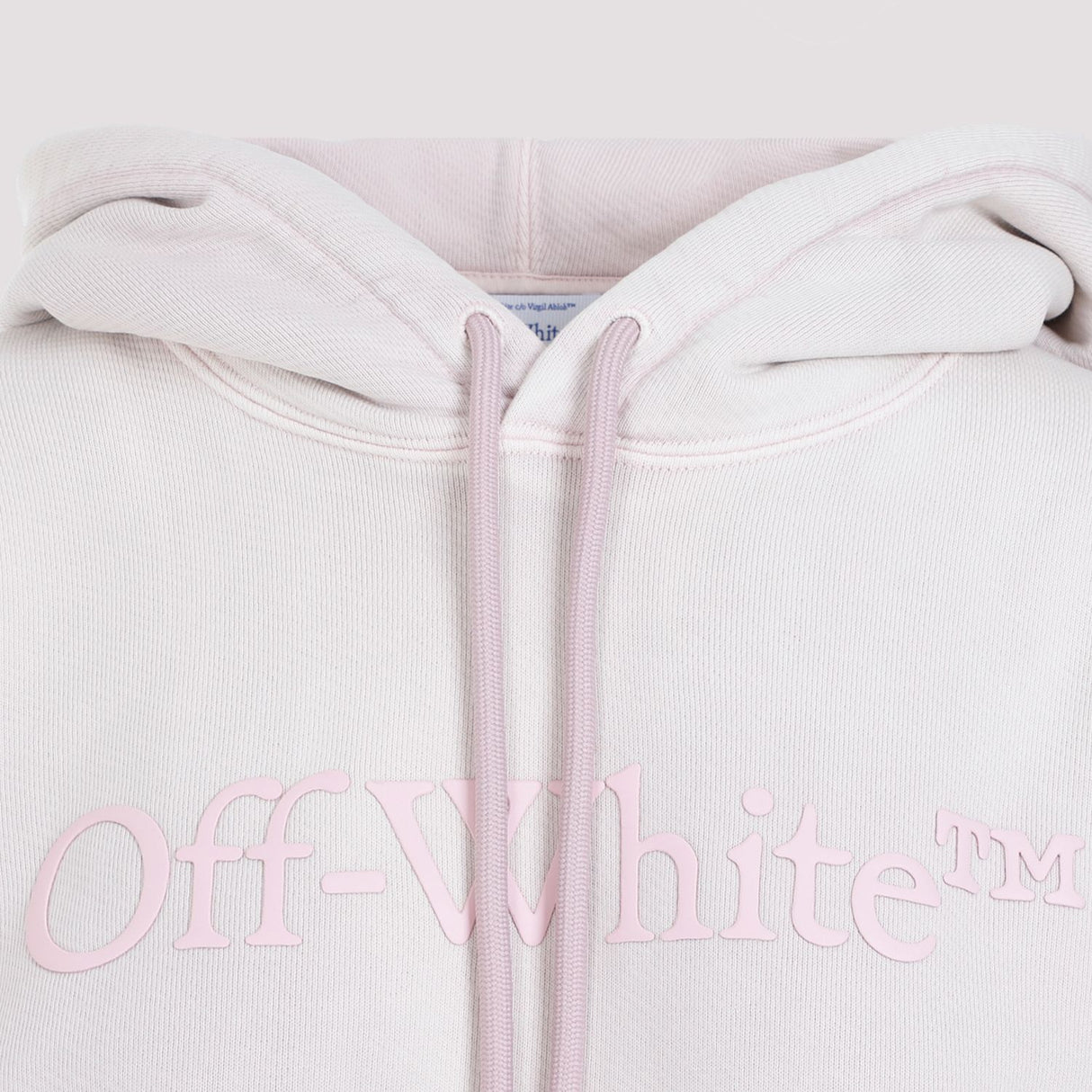 OFF-WHITE レディース用ライトピンクコットンフーディー