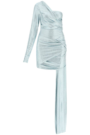 OFF-WHITE Stylish One-Shoulder Silver T-Shirt Dress - SS23 Collection