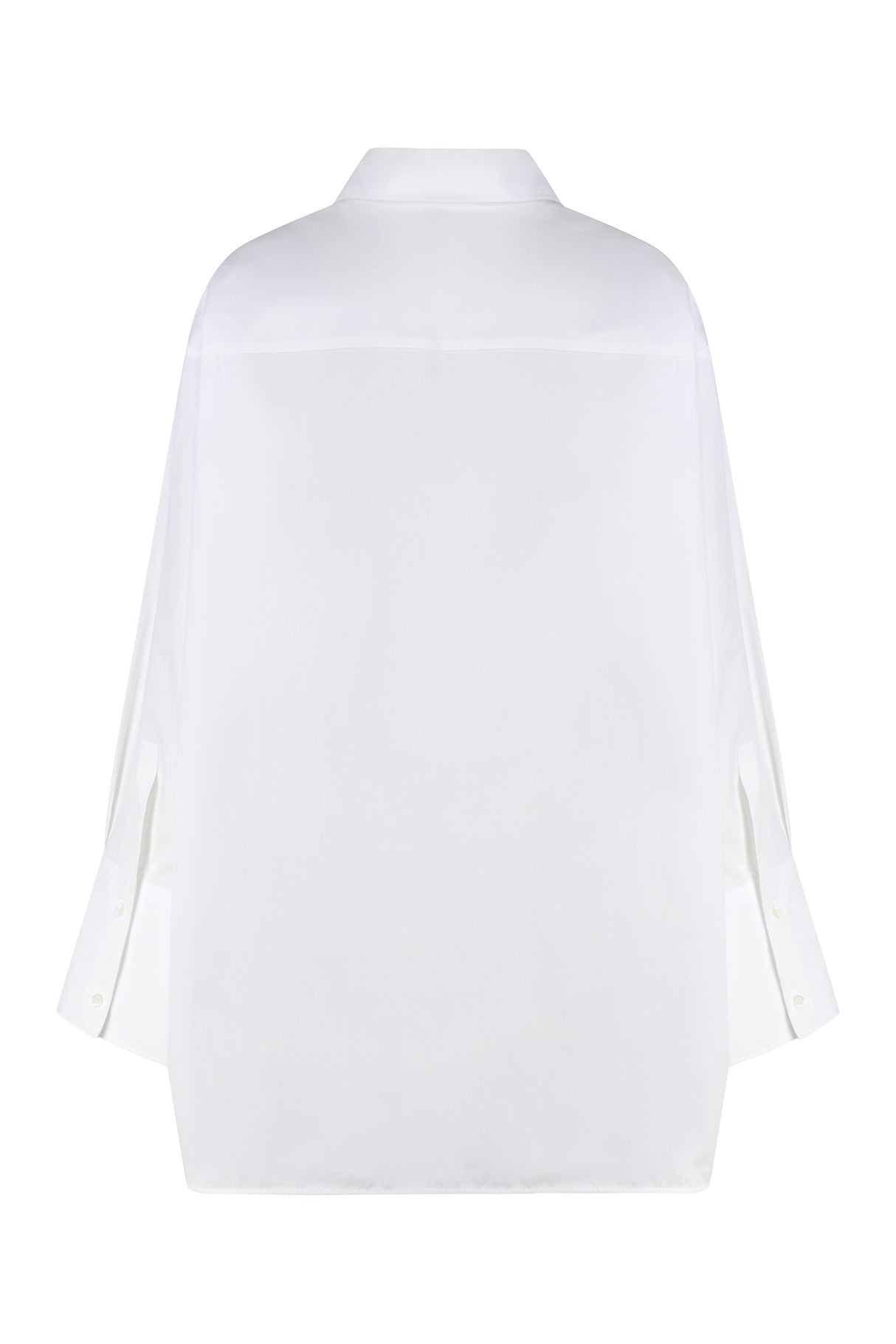 OFF-WHITE Cotton Shirtdress with Pockets for Women