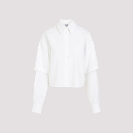 OFF-WHITE Double Sleeve Cotton Shirt