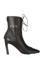 OFF-WHITE Sculpted Heeled Boots with Laces - 10 cm