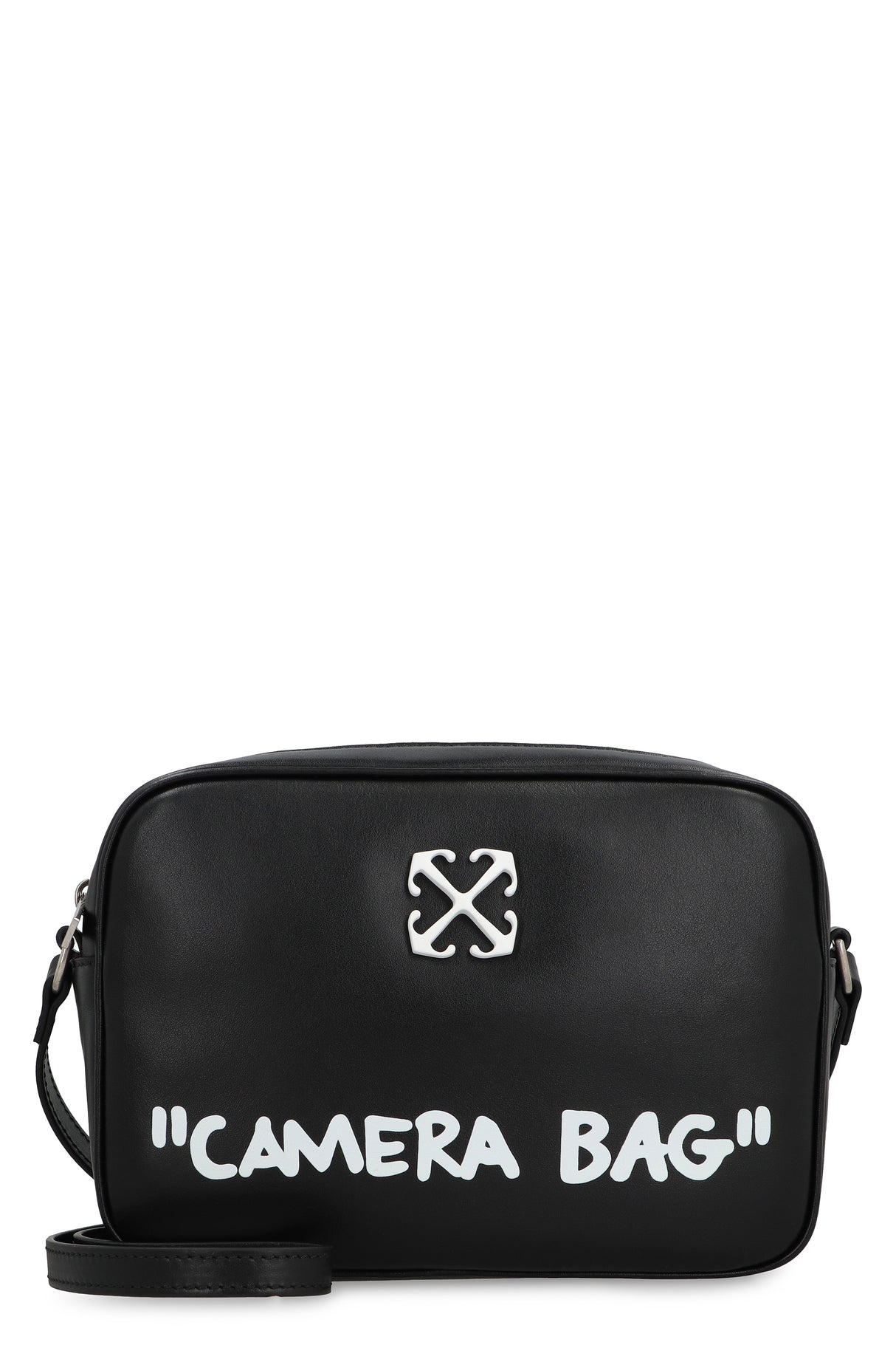 OFF-WHITE Leather Crossbody Handbag - 23 cm x 16 cm