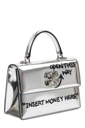 OFF-WHITE Mini Top Handle Quote Handbag