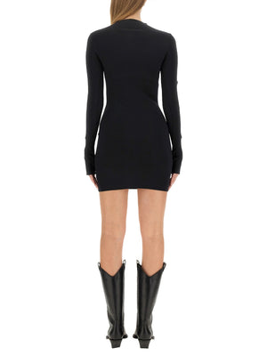 OFF-WHITE Chic Mini Dress - Slim Fit