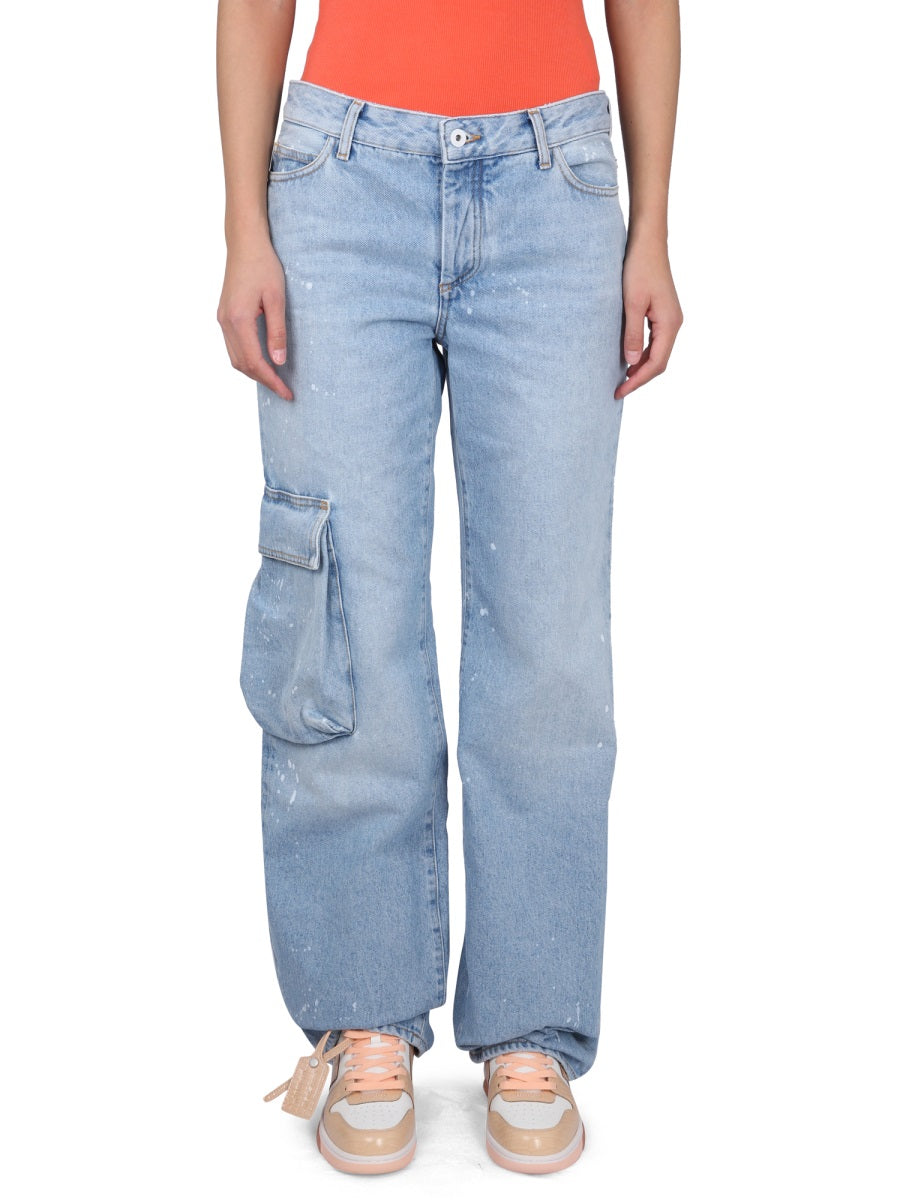 OFF-WHITE Stylish Mini Jeans for Women