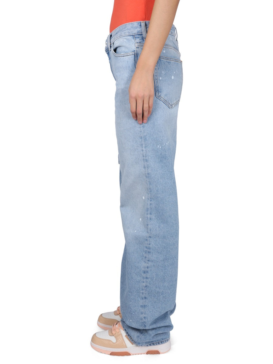 OFF-WHITE Stylish Mini Jeans for Women