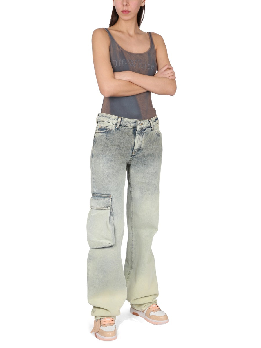 OFF-WHITE Stylish Mini Jeans for Women