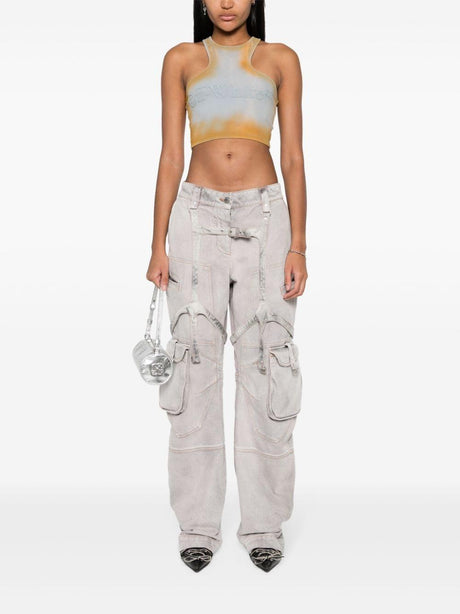 OFF-WHITE Oversized Cargo Jeans for Women - SS24