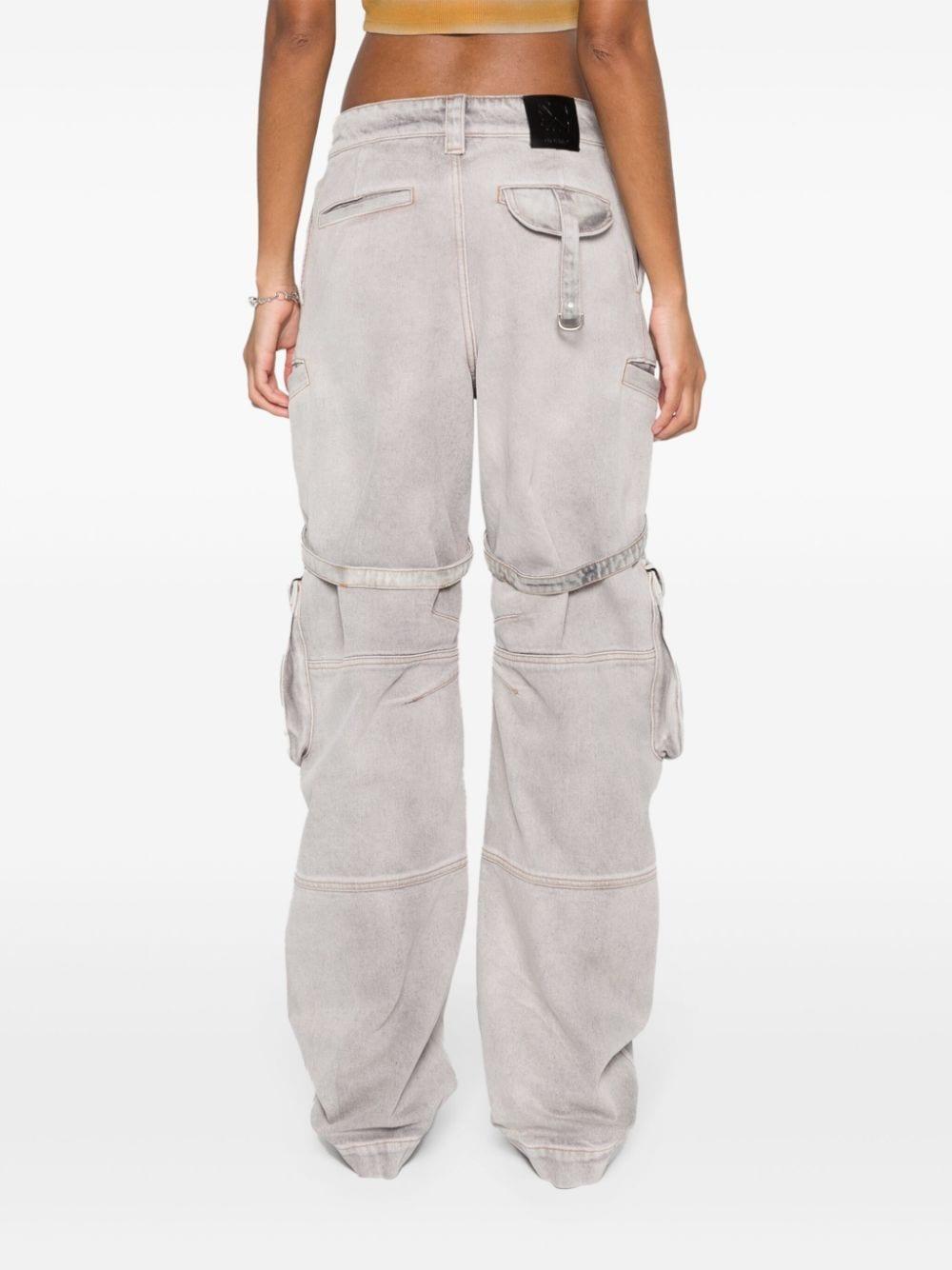 OFF-WHITE Oversized Cargo Jeans for Women - SS24