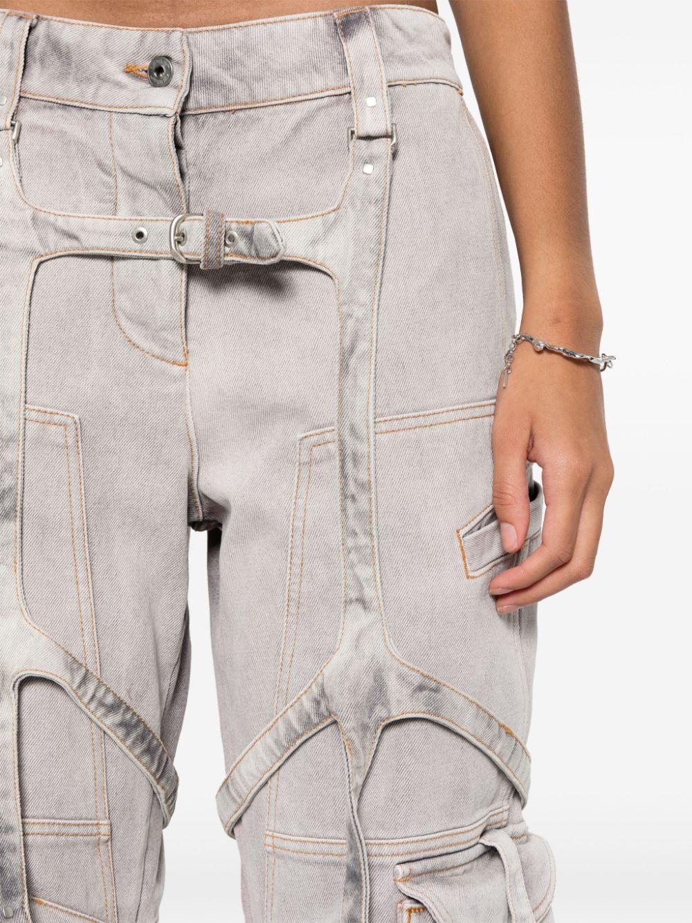 OFF-WHITE Oversized Cargo Jeans for Women - SS24