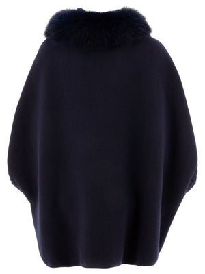 GIOVI Wool and Cashmere Poncho for Women - FW24 Collection