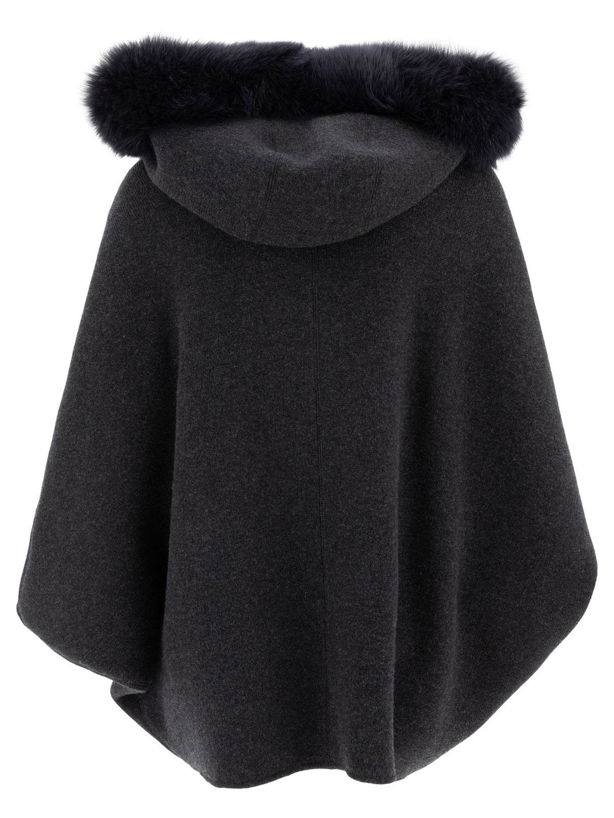 GIOVI Luxurious Wool and Cashmere Poncho for Women