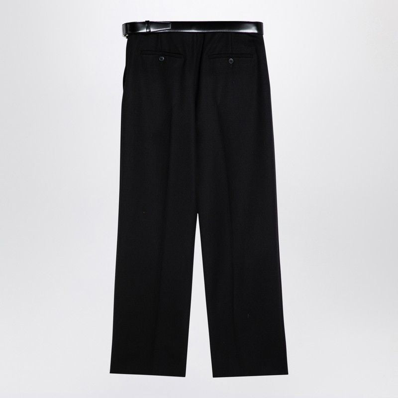 PRADA Sophisticated Gabardine Trousers with Belt