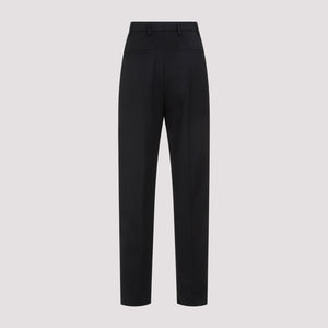 PRADA Black Wool Trousers for Women (SS24)