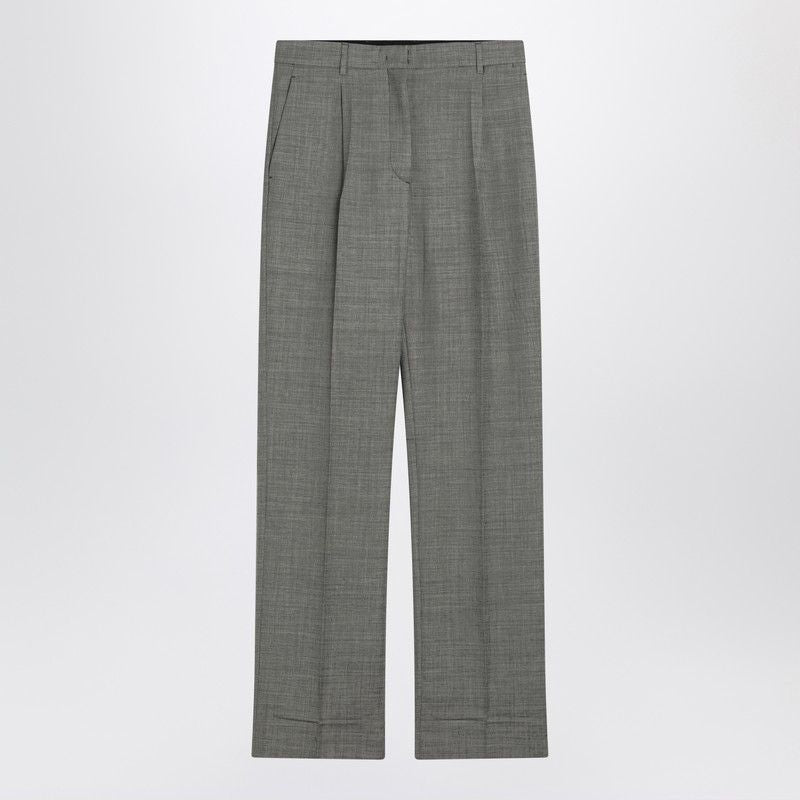 PRADA Wide Trousers in Wool for Women - SS25