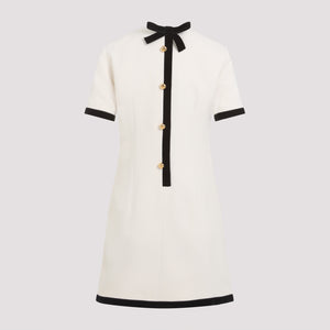 PRADA Stylish Mini Dress with Bow Detail