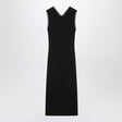 PRADA Sleeveless Midi Dress with Lace Details