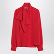 PRADA Silk Blouse with Scarf Collar for Women