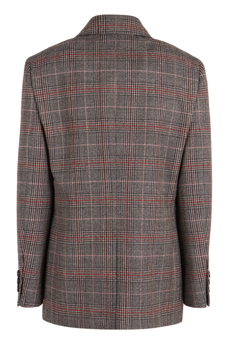 PRADA Elegant Prince of Wales Check Jacket