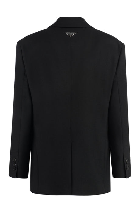 PRADA Single-Breasted Two-Button Blazer for Women