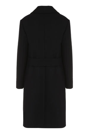 PRADA Elegant Virgin Wool Jacket with Padded Shoulders - Fall Edition