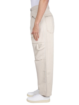 ISABEL MARANT Men's Stylish Parker Pants with Button Closure