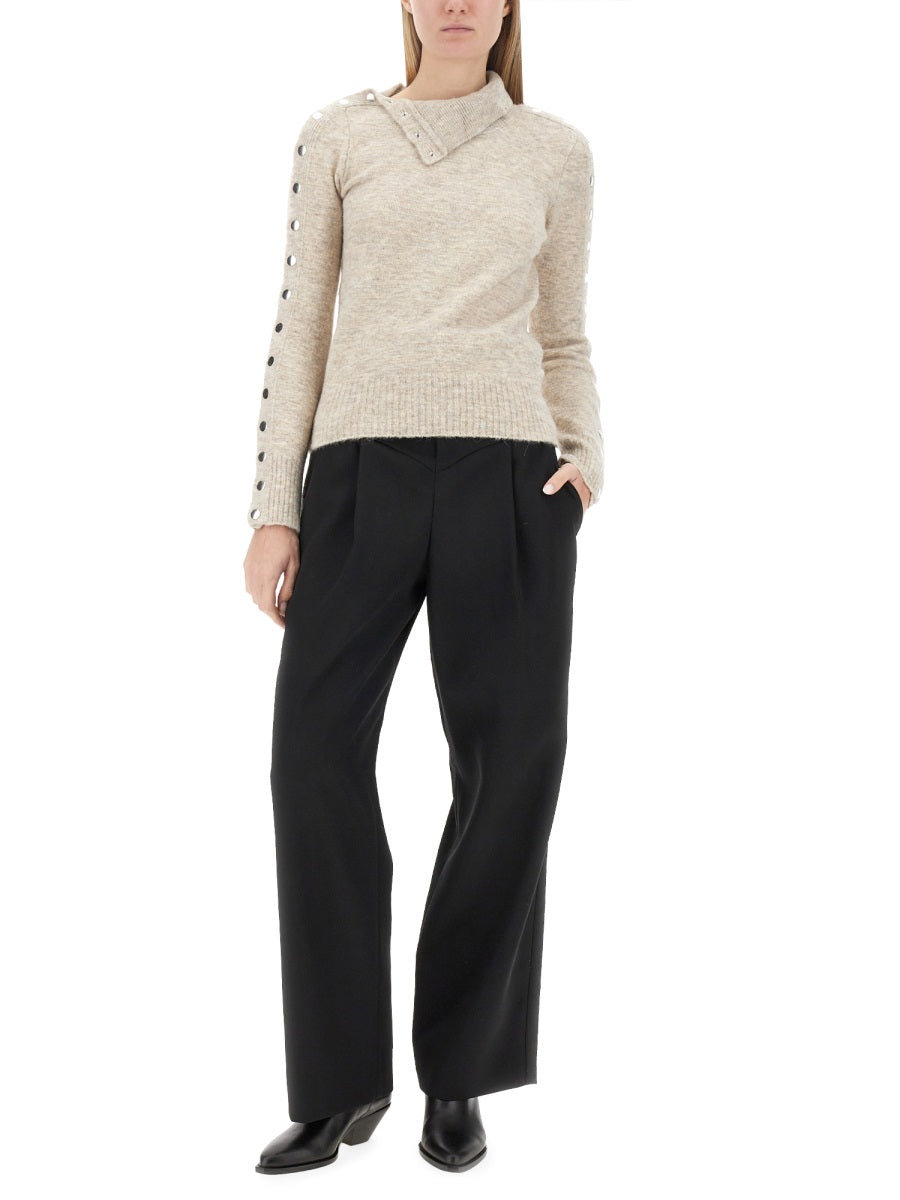 ISABEL MARANT Regular Fit 100% Wool Pants - Size 40