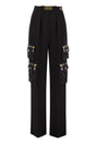 ELISABETTA FRANCHI Cargo Pants with Belt for Women