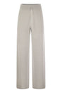 FABIANA FILIPPI Wide Trousers in Organic Cotton and Lurex