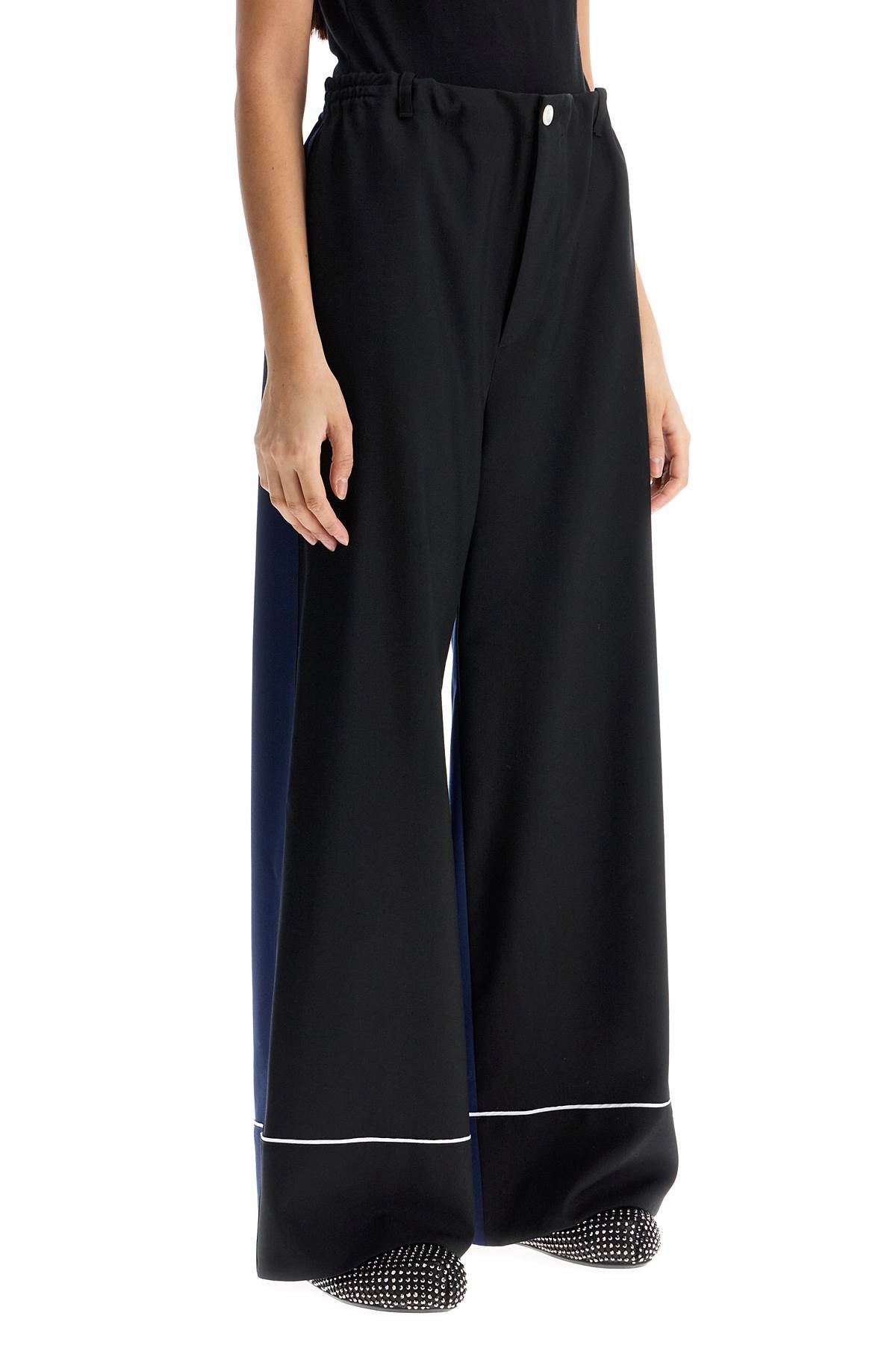 MARNI Chic Wide-Leg Virgin Wool Trousers