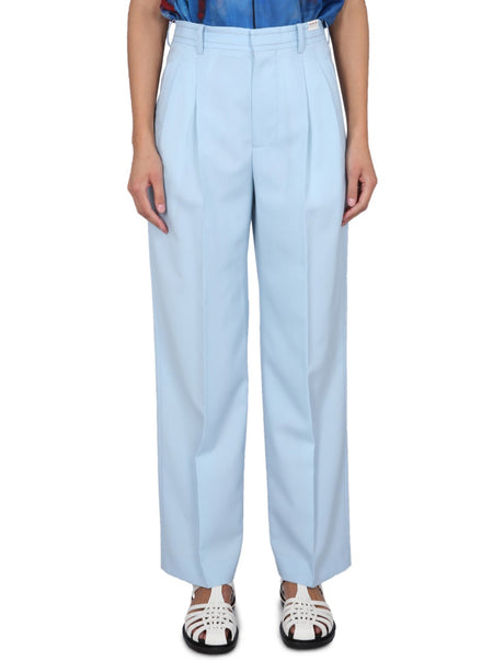 MARNI Palazzo Pants with Covered Zipper and Hook Closure