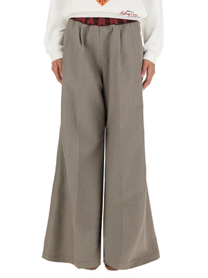 MARNI Plaid Pants - Regular Fit, Size S