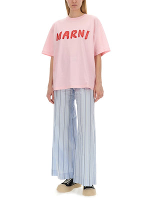 MARNI Elegant Palazzo Pants in Size 40