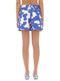 MARNI Floral Motif Mini Shorts for Women - SS25